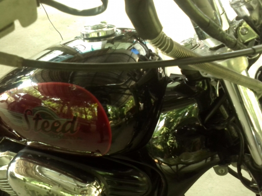 honda steed 400ปี94สภาพเดิมๆเครื่องโคตรเงียบสีเดิมยุ่น ส.พ.ม