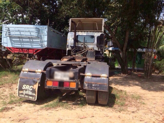 ขายหัวลาก Hino mega 320 ปี 46 พร้อมหางโรเบสพนัสยาว 12 เมตร 2 เพลา