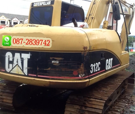 ขายรถแบคโฮ CAT 312C ใช้งาน 8,XXX ชม.