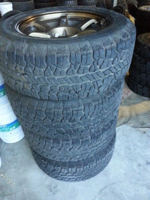 ขาย ล้อ+ยาง ขอบ 18 ลาย TE37 ยาง 265/60R18