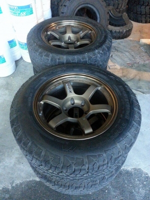 ขาย ล้อ+ยาง ขอบ 18 ลาย TE37 ยาง 265/60R18