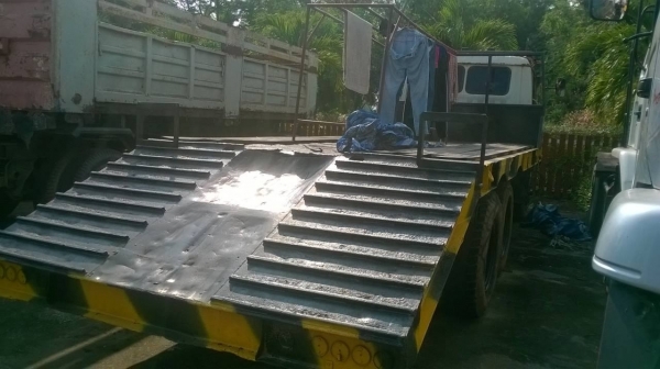 ขายเทนเลอร์ 2 เพลา บรรทุกแบคโฮ 200 ได้สบาย KT920 เครื่อง EH700 168 แรงม้า สโลว์อินเตอร์ เบรคลมดัน วางหัว SUMO 227 ทะเบียนพร้อมโอนครับ