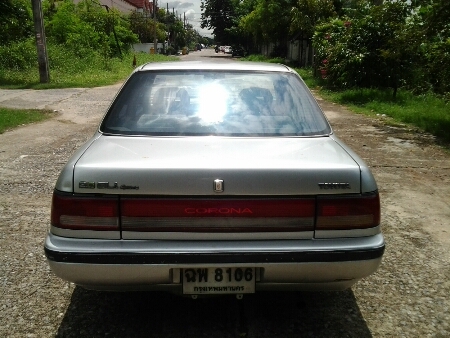 ขายรถยนต์ ปี92 โตโยต้า โคโรน่า รุ่นหน้ายิ้ม เครื่อง2000cc.หัวฉีด เกียร์ออโต้ พวงมาลัยเพาเวอร์ แอร์เย็น ล้อแม็ก เครื่องดี สภาพพร้อมใช้งาน ขายถูกๆ 48,000บาท