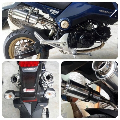 ท่อแต่งทั้งเส้น/ปลายท่อ MSX/KSR/R15/CBR150i/CBR300/NINJA300/FINO.และอีกหลายรุ้นอีกมากมาย