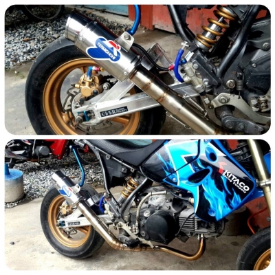 ท่อแต่งทั้งเส้น/ปลายท่อ MSX/KSR/R15/CBR150i/CBR300/NINJA300/FINO.และอีกหลายรุ้นอีกมากมาย