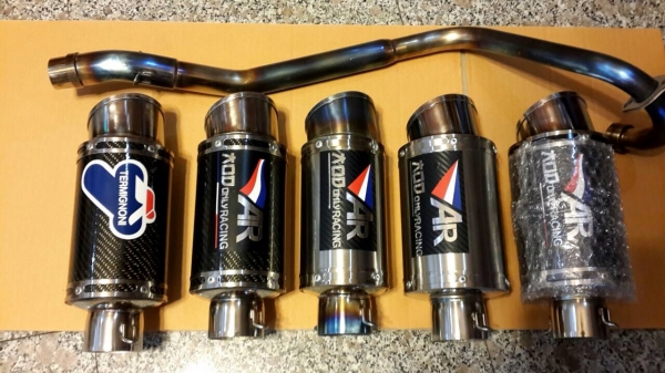 ท่อแต่งทั้งเส้น/ปลายท่อ MSX/KSR/R15/CBR150i/CBR300/NINJA300/FINO.และอีกหลายรุ้นอีกมากมาย
