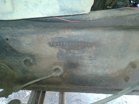 ขายFM117 เครื่อง185แรงม้า HO7C สองเพลาดั๊ม