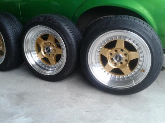 ขายแม็กซ์ ขอบ 15 8นิ้ว 4 รู 100 114 พร้อมยาง