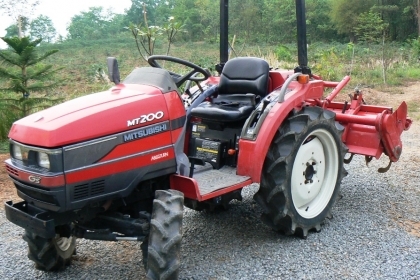 ขายรถไถมิตซูบิชิ 20 แรง 4WD + โรตารี่