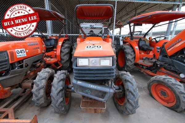 AUC 7 Code 020 แทรกเตอร์ KUBOTA L4508 ราคา เริ่มต้นการประมูล 180,000 บาท AUC 7 Code 020 แทรกเตอร์ KUBOTA L4508 ราคา เริ่มต้นการประมูล 180,000 บาท