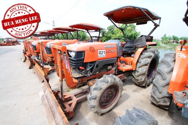 AUC 7 Code 021  แทรกเตอร์ KUBOTA L4508DI  ราคา เริ่มต้นการประมูล 225,000 บาท