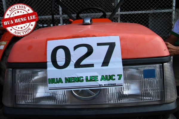 AUC 7 Code 027  แทรกเตอร์ KUBOTA L3408  ราคา เริ่มต้นการประมูล 120,000 บาท