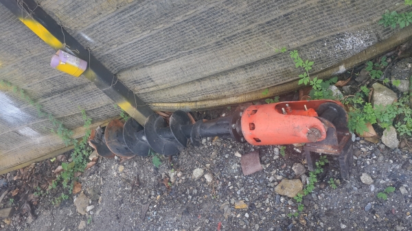 ขายมอเตอร์พร้อมดอกเจาะดินโต32ซ.มยาว1.70