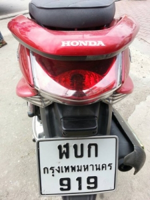 pcx125 ปี54 สีแดง กท919 ใส วิ่งน้อย 35500