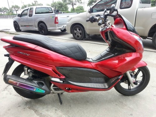 pcx125 ปี54 สีแดง กท919 ใส วิ่งน้อย 35500