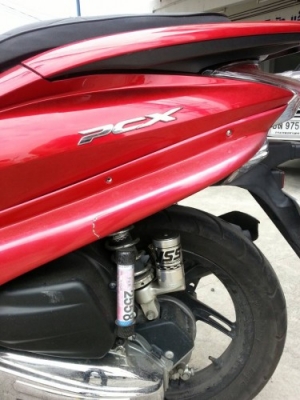 pcx125 ปี54 สีแดง กท919 ใส วิ่งน้อย 35500