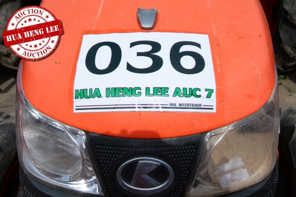 AUC 7 Code 036 แทรกเตอร์ KUBOTA L4708 ราคา เริ่มต้นการประมูล 355,000 บาท AUC 7 Code 036 แทรกเตอร์ KUBOTA L4708 ราคา เริ่มต้นการประมูล 355,000 บาท