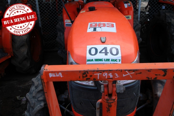 AUC 7 Code 040 แทรกเตอร์ KUBOTA L3608 ราคา เริ่มต้นการประมูล 230,000 บาท AUC 7 Code 040 แทรกเตอร์ KUBOTA L3608 ราคา เริ่มต้นการประมูล 230,000 บาท