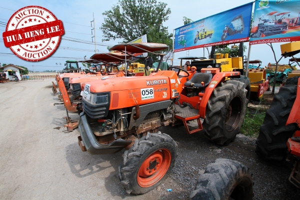 AUC 7 Code 058  รถแทรกเตอร์ KUBOTA L4508  ราคา เริ่มต้นการประมูล 140,000 บาท