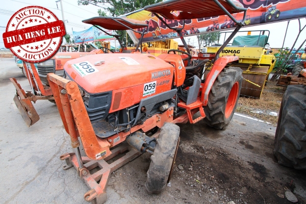 AUC 7 Code 059 รถแทรกเตอร์ KUBOTA L4508 ราคา เริ่มต้นการประมูล 140,000 บาท AUC 7 Code 059 รถแทรกเตอร์ KUBOTA L4508 ราคา เริ่มต้นการประมูล 140,000 บาท