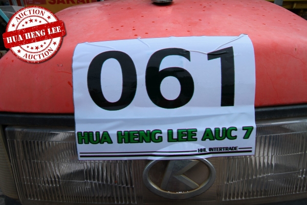 AUC 7 Code 061  รถแทรกเตอร์ KUBOTA L4508  ราคา เริ่มต้นการประมูล 140,000 บาท