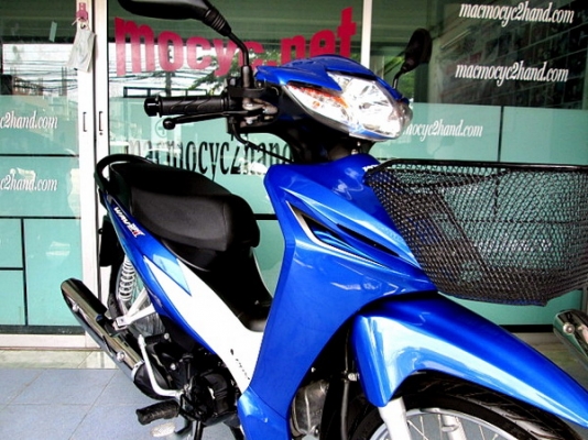 WAVE 110 i สีน้ำเงิน สต๊าทเท้า รถเดือน ธันวาคม ปี 56 ไมล์ 2 พันโล รถมีเกียยอดนิยม ประหยัดน้ำมัน แถม 2 รายการ 27900
