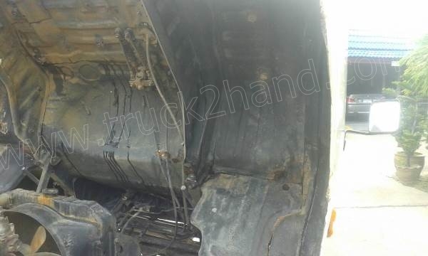 รถบรรทุกติดเครนยี่ห้อยูนิก ยี่ห้อรถ HINO 6 ล้อ รุ่น KM779 กระบะช่วงยาว