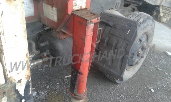 รถบรรทุกติดเครนยี่ห้อยูนิก ยี่ห้อรถ HINO 6 ล้อ รุ่น KM779 กระบะช่วงยาว