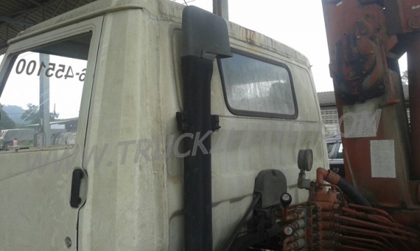 รถบรรทุกติดเครนยี่ห้อยูนิก ยี่ห้อรถ HINO 6 ล้อ รุ่น KM779 กระบะช่วงยาว