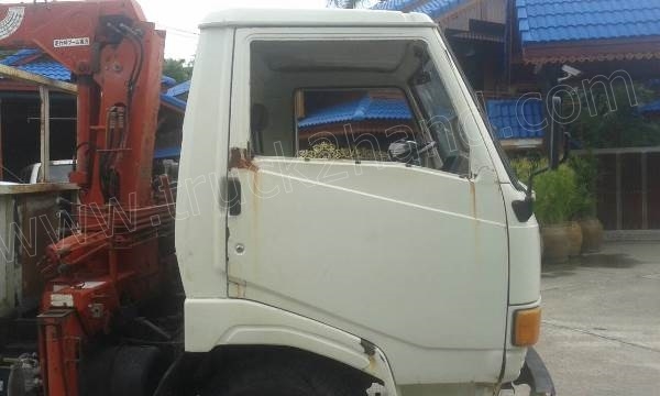 รถบรรทุกติดเครนยี่ห้อยูนิก ยี่ห้อรถ HINO 6 ล้อ รุ่น KM779 กระบะช่วงยาว