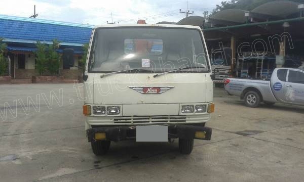 รถบรรทุกติดเครนยี่ห้อยูนิก ยี่ห้อรถ HINO 6 ล้อ รุ่น KM779 กระบะช่วงยาว