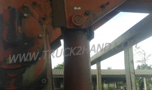 รถบรรทุกติดเครนยี่ห้อยูนิก ยี่ห้อรถ HINO 6 ล้อ รุ่น KM779 กระบะช่วงยาว