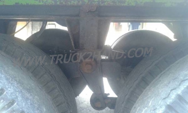 หางพ่วงเทเลอร์พื้นเรียบ 3 เพลา ต่ออู่ ส.สุชัย ยาว 12.40 แบบสามเพลาแท้