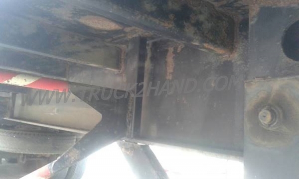 หางพ่วงเทเลอร์พื้นเรียบ 3 เพลา ต่ออู่ ส.สุชัย ยาว 12.40 แบบสามเพลาแท้