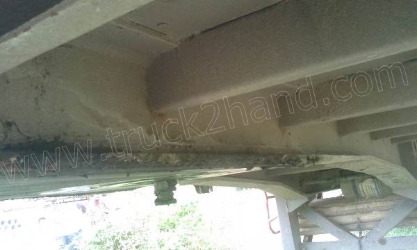 หางพ่วงเทเลอร์พื้นเรียบ 3 เพลา ต่ออู่ ส.สุชัย ยาว 12.40 แบบสามเพลาแท้