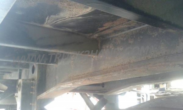 หางพ่วงเทเลอร์พื้นเรียบ 3 เพลา ต่ออู่ ส.สุชัย ยาว 12.40 แบบสามเพลาแท้