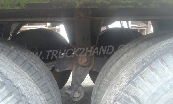 หางพ่วงเทเลอร์พื้นเรียบ 3 เพลา ต่ออู่ ส.สุชัย ยาว 12.40 แบบสามเพลาแท้