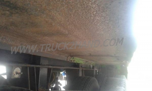 หางพ่วงเทเลอร์พื้นเรียบ 3 เพลา ต่ออู่ ส.สุชัย ยาว 12.40 แบบสามเพลาแท้