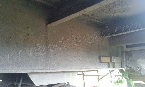 หางพ่วงเทเลอร์พื้นเรียบ 3 เพลา ต่ออู่ ส.สุชัย ยาว 12.40 แบบสามเพลาแท้