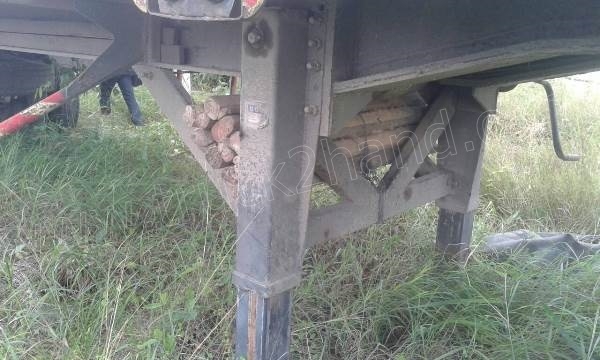 หางพ่วงเทเลอร์พื้นเรียบ 3 เพลา ต่ออู่ ส.สุชัย ยาว 12.40 แบบสามเพลาแท้