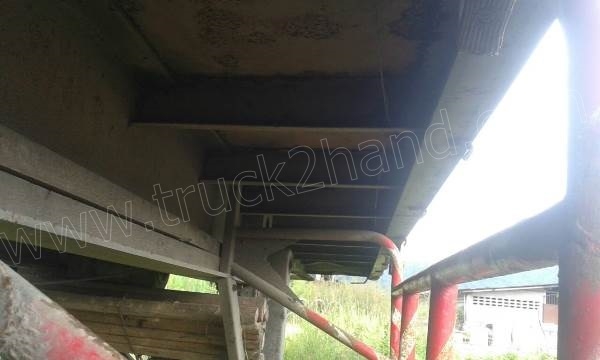 หางพ่วงเทเลอร์พื้นเรียบ 3 เพลา ต่ออู่ ส.สุชัย ยาว 12.40 แบบสามเพลาแท้