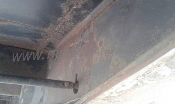 หางพ่วงเทเลอร์พื้นเรียบ 3 เพลา ต่ออู่ ส.สุชัย ยาว 12.40 แบบสามเพลาแท้