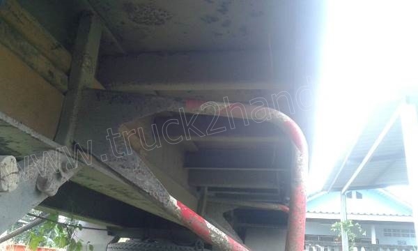 หางพ่วงเทเลอร์พื้นเรียบ 3 เพลา ต่ออู่ ส.สุชัย ยาว 12.40 แบบสามเพลาแท้