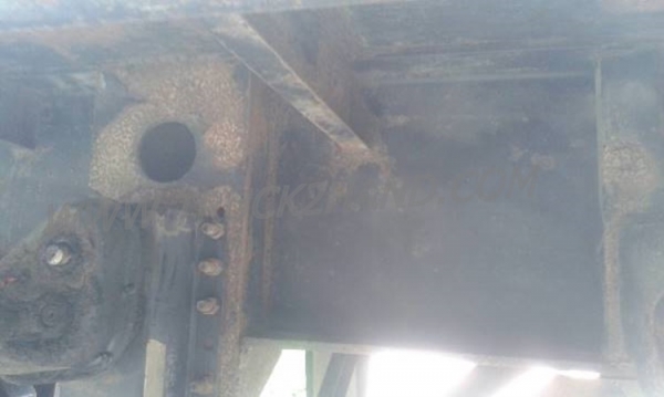 หางพ่วงเทเลอร์พื้นเรียบ 3 เพลา ต่ออู่ ส.สุชัย ยาว 12.40 แบบสามเพลาแท้