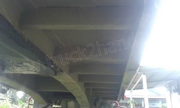 หางพ่วงเทเลอร์พื้นเรียบ 3 เพลา ต่ออู่ ส.สุชัย ยาว 12.40 แบบสามเพลาแท้