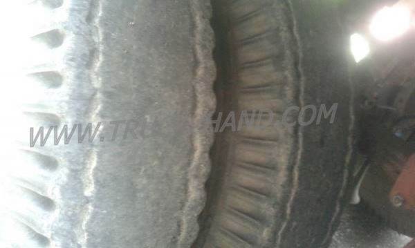 หางพ่วงเทเลอร์พื้นเรียบ 3 เพลา ต่ออู่ ส.สุชัย ยาว 12.40 แบบสามเพลาแท้