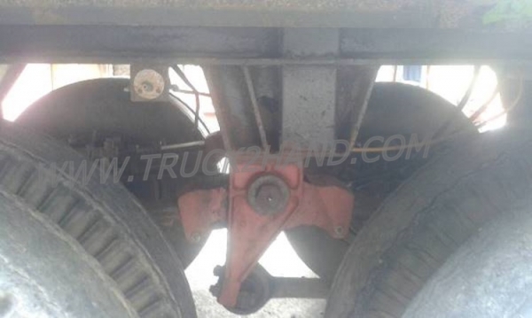 หางพ่วงเทเลอร์พื้นเรียบ 3 เพลา ต่ออู่ ส.สุชัย ยาว 12.40 แบบสามเพลาแท้