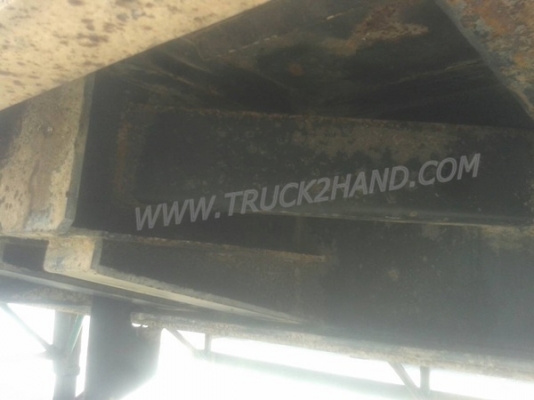 หางพ่วงเทเลอร์พื้นเรียบ 2 เพลาสามมิตร