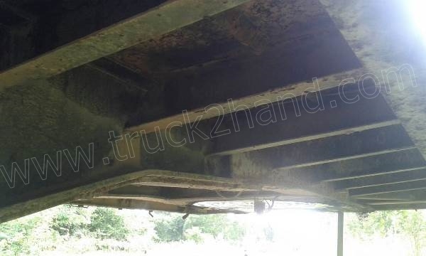 หางพ่วงเทเลอร์พื้นเรียบ 2 เพลาสามมิตร