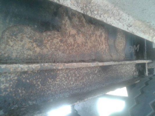 หางพ่วงเทเลอร์พื้นเรียบ 2 เพลาสามมิตร